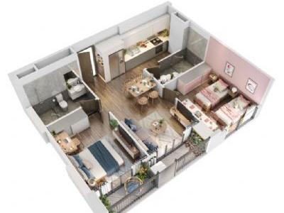 Chính chủ cho thuê căn hộ chung cư 2PN, 85,5m2, view nội khu